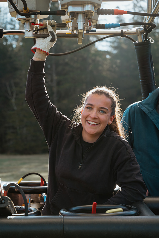 Zoe Klank – Ballon-Pilotin